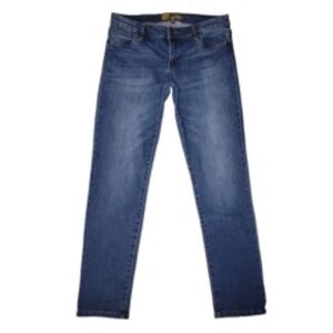 Kut From The Kloth Straight Leg Mid Rise Stretch Jeans